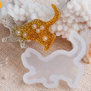 Cat silicone mold 019