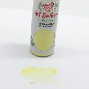 Fluorescent pigment 018- yellow lime color