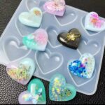 Hearts silicone mold