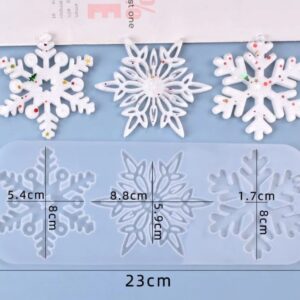Snowflakes silicone mold