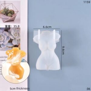 Female body silicone mold 3
