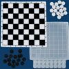 Chess and checkers silicone mold