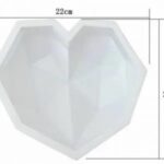 Large heart silicone mold