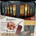 Giorgione brush set with brush wallet (11pcs)