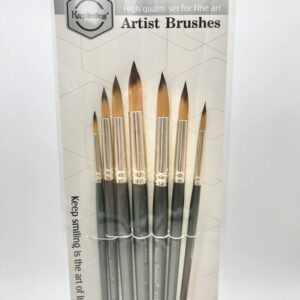keep smiling brush set (acrylic and oil paints) 7pcs