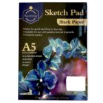 Sketch pad black paper 20pcs (A5)