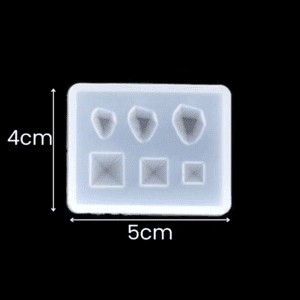 Jewelery crystals silicone mold