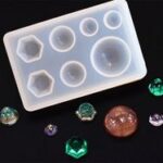 Jewelry crystals silicone mold