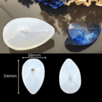 Tear drop silicone mold