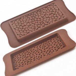 Silicone chocolate hearts mold