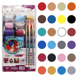 Giorgione Acrylic Paint Set 24pcs