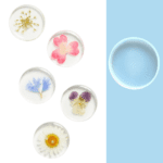 Flat round pendant silicone mold