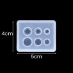 Jewelry crystals silicone mold