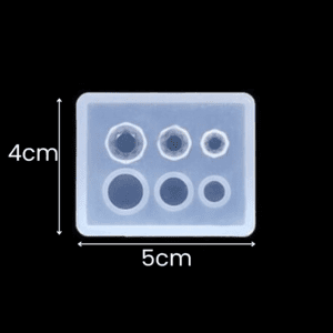 Jewelry crystals silicone mold