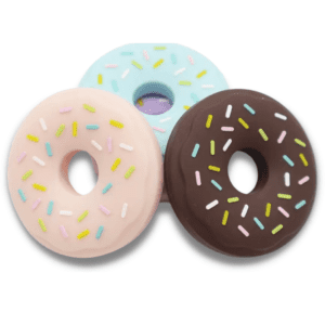 Doughnut silicone teething toy