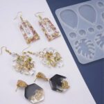 Silicone earring mix mold
