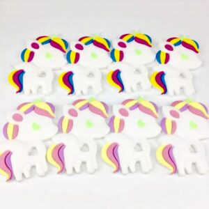 Unicorn silicone teething toy