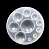Silicone half sphere diamond mold