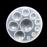 Silicone half sphere diamond mold