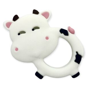 Cow silicone teething toy