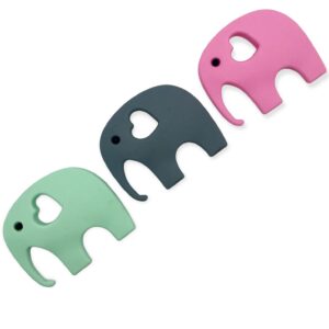 Elephant silicone teething toy
