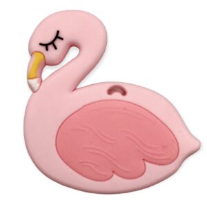 Flamingo silicone teething toy