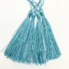 Blue tassels thin (4pcs)
