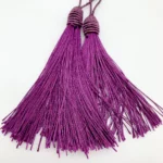 Purple tassels (2pcs)