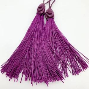 Purple tassels (2pcs)