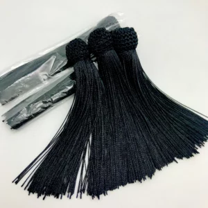 Black tassels (5pcs)