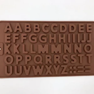 Silicone Alphabet chocolate mold