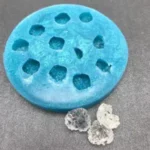 Handmade silicone mold for shiny crystals