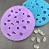 Handmade silicone mold for shiny crystals