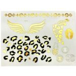 Metallic tattoo stickers S-23