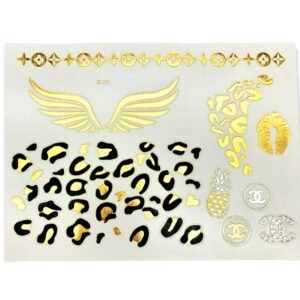 Metallic tattoo stickers S-23