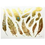 Metallic tattoo sticker S-51