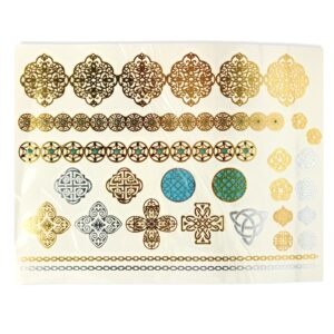 Metallic tattoo sticker A-61