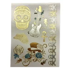 Metallic tattoo sticker S-28