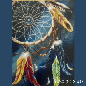 Diamond painting art - dream catcher