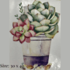 Diamond painting art - plants in a pot