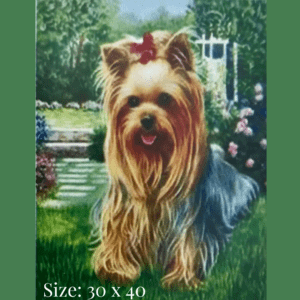 Diamond painting art - Yorkshire terrier