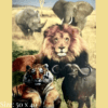Diamond painting art - African animals - big 5
