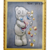 Diamond painting art - teddy bear with candy jar