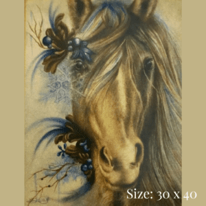 Diamond painting art - horse head