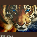 Diamond painting art - tiger head