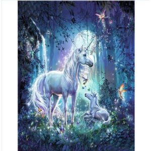 Painting by numbers - unicorn