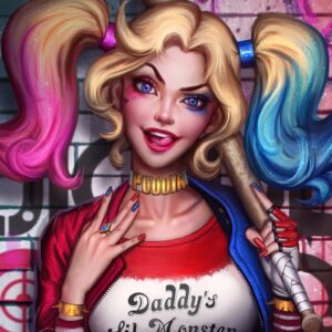 Painting by numbers - Harley
