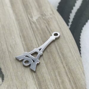 Metal Eiffel Tower jewelry charm