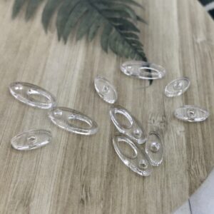 Clear Plastic Jewellery Accessories 10pcs
