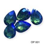 Medium teardrop crystals - 5pcs